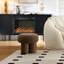 Tabouret champignon, coussin, tuyau en tonneau en bois (seulement repose-pieds)-747384025-747384029