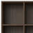 Harper 52"H Solid Wood Mid-Century Modern 9-Cube Bookcase with Angled Frame and Tapered Legs