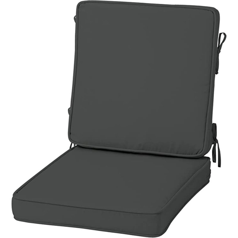 Outdoor Seat / Back Cushion, Slate Gray, 20" W x 20" D