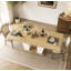 Table de salle à manger extensible en bois avec étagères latérales, pouvant accueillir dix personnes, mobilier de cuisine moderne-1964106021