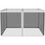Filet de remplacement en filet de remplacement 10 pi x 12 pi Outsunny pour abris de jardin et tentes à auvent avec fermetures à glissière