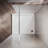 40”W*72”H Frameless Shower Screen with 8mm Frosted Glass, Easy to Clean-111995276