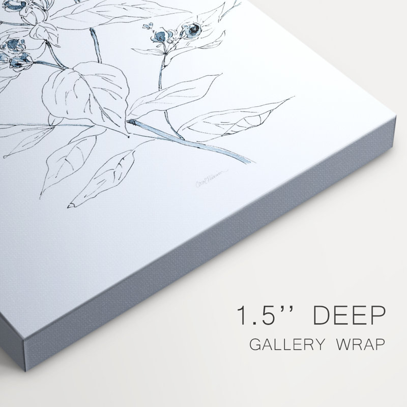 Toile tendue avec châssis Indigo I-Premium Gallery - prêt à être accroché
