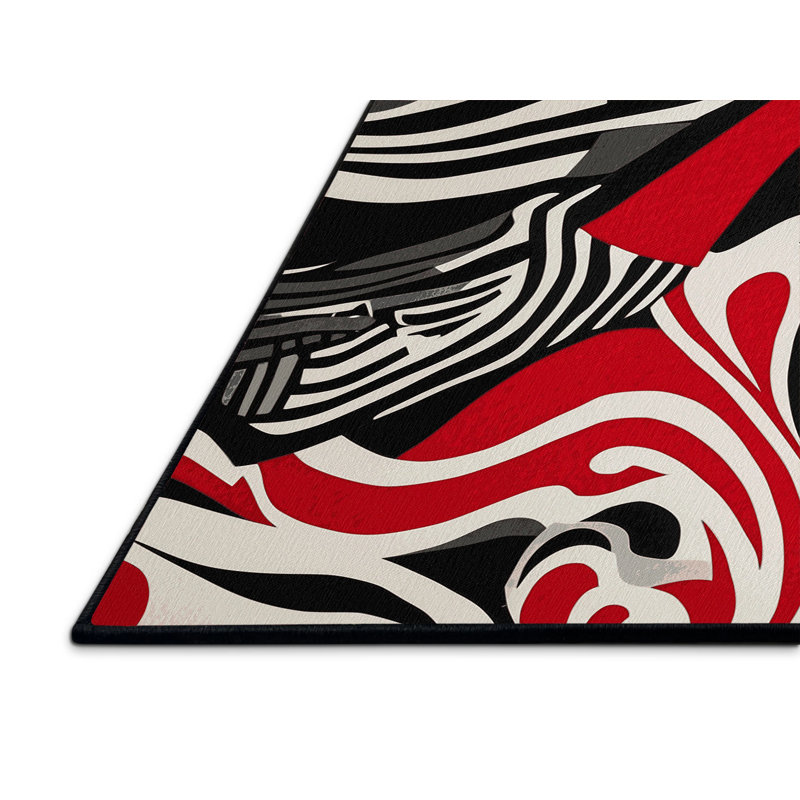 Obsidian Glow Rug, Rectangle 6' x 9'