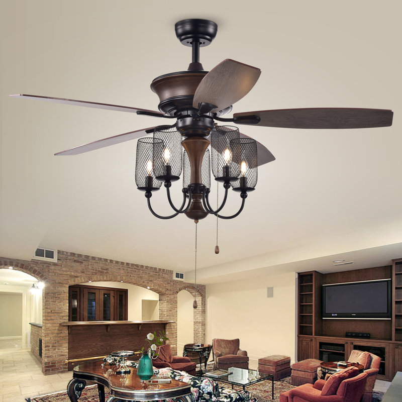Jeffersonville 52'' Ceiling Fan with Light Kit