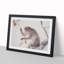A Monkey by Kansetsu Hashimoto - Single Picture Frame Painting-55453477-55453473
