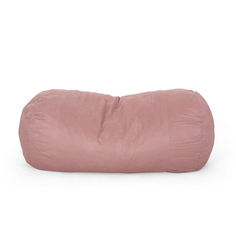 Haricot cylindrique en microfibre 8 pieds Aruba, Microfibre rose