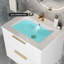 Armoire de salle de bain avec deux tiroirs de rangement