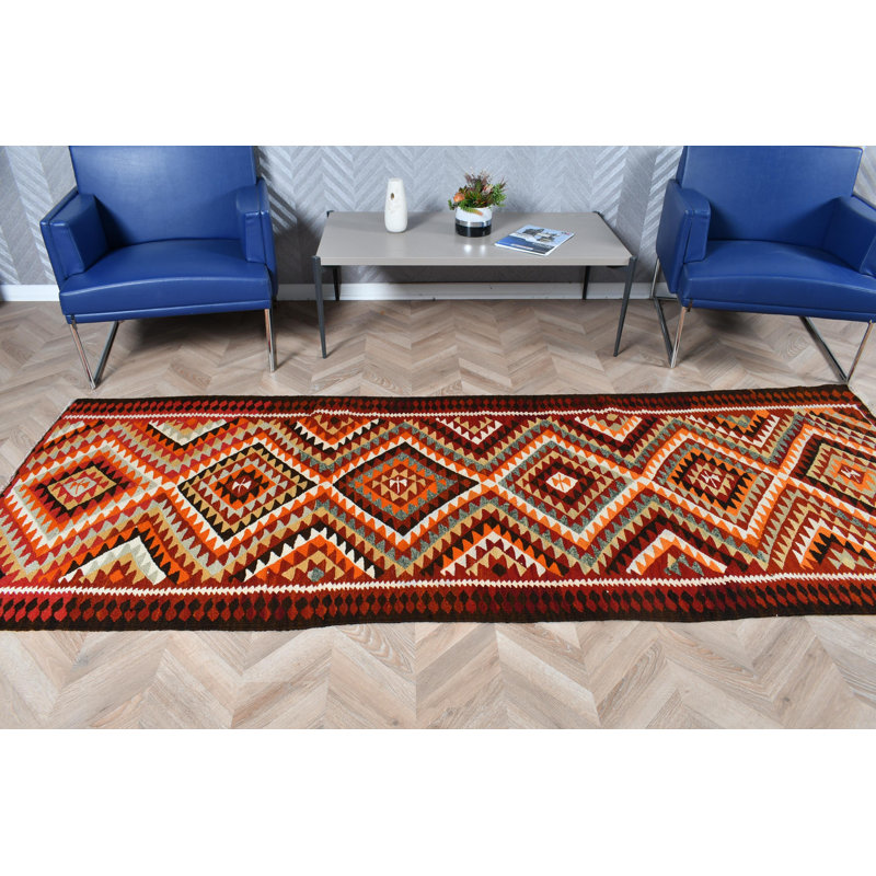Tapis turc kilim tissé à la main dans des couleurs vives pour la décoration intérieure et le plancher