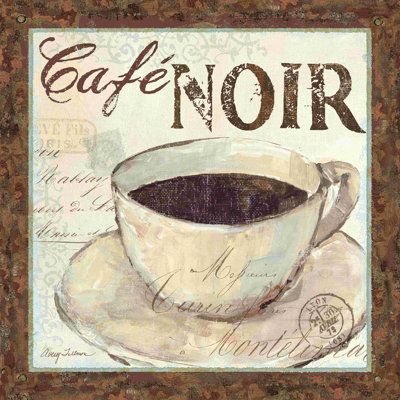 Café du matin II - impression sur toile tendue