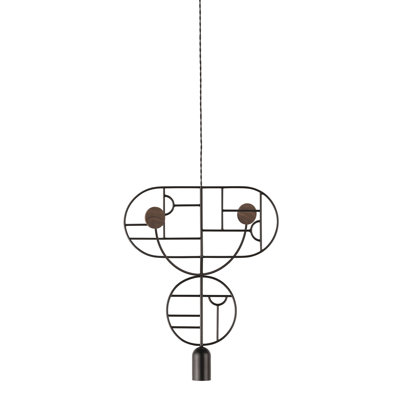 Wooden Dots 1 - Light Pendant