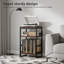 Manufactured Wood,Metal 71cm H Media Shelves-1140397974