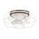 22" Evaro 3 - Blade Caged Ceiling Fan with Light Kit Included