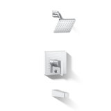 Honesty Rite-Temp Bath and Shower Trim with 1.75 Gpm Showerhead and Lever Handle
