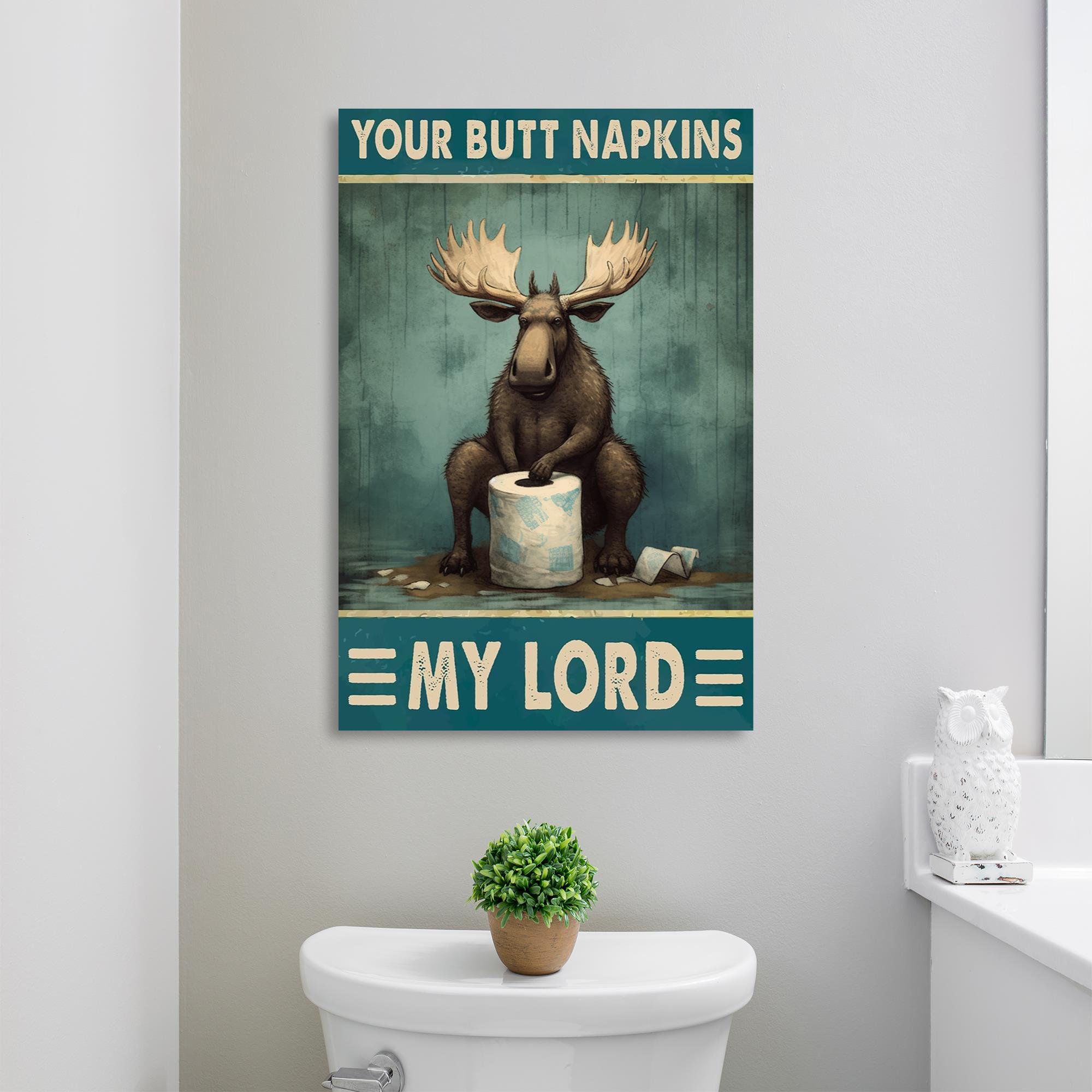 Moose (make tracks) Kitchen Towel - Where Life Takes You