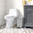 2 Pack Trash Can Combo Set With Step-on Pedal Removable Inner Buckets For Kitchen