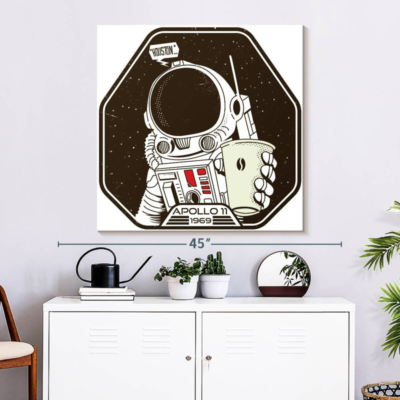 Oberle Apollo 11 1969 Print, 33" H x 33" W