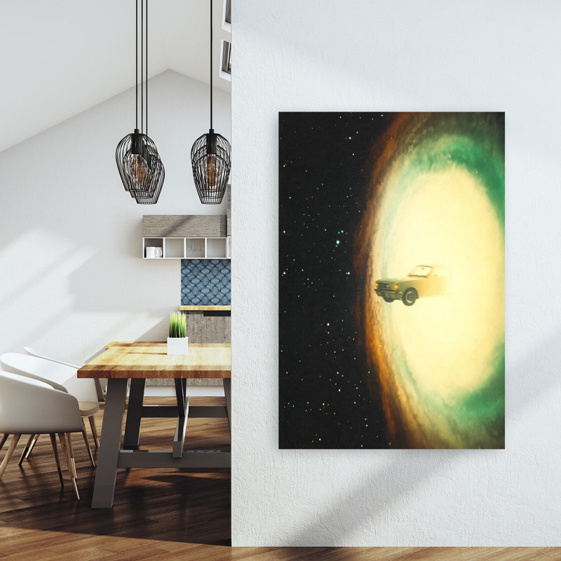 Art mural, paysage moderne contemporain, H 60 po x l 40 po