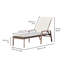 193cm Long Reclining Single Chaise with Cushions
