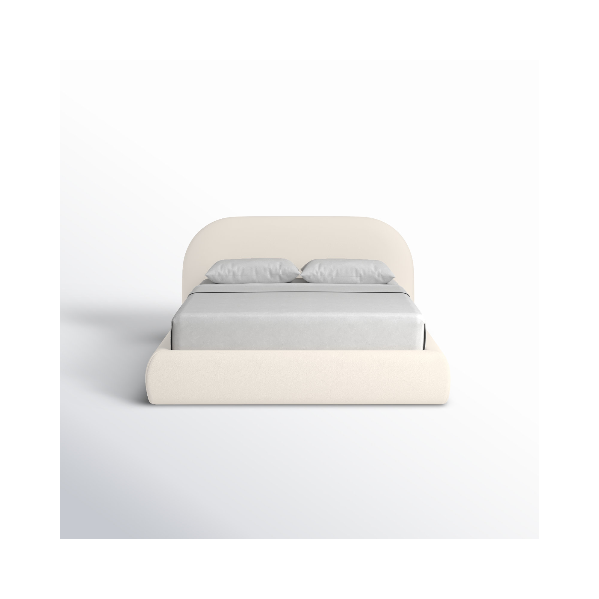 Gayla Velvet Upholstered Bed Frame, Queen