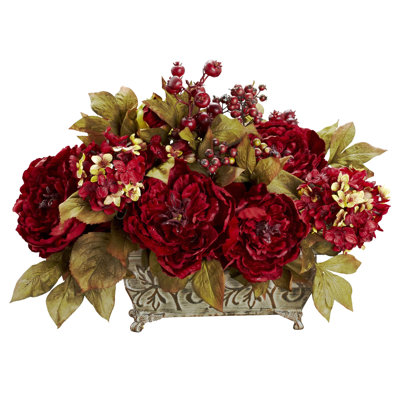 Peony and Hydrangea Arrangement