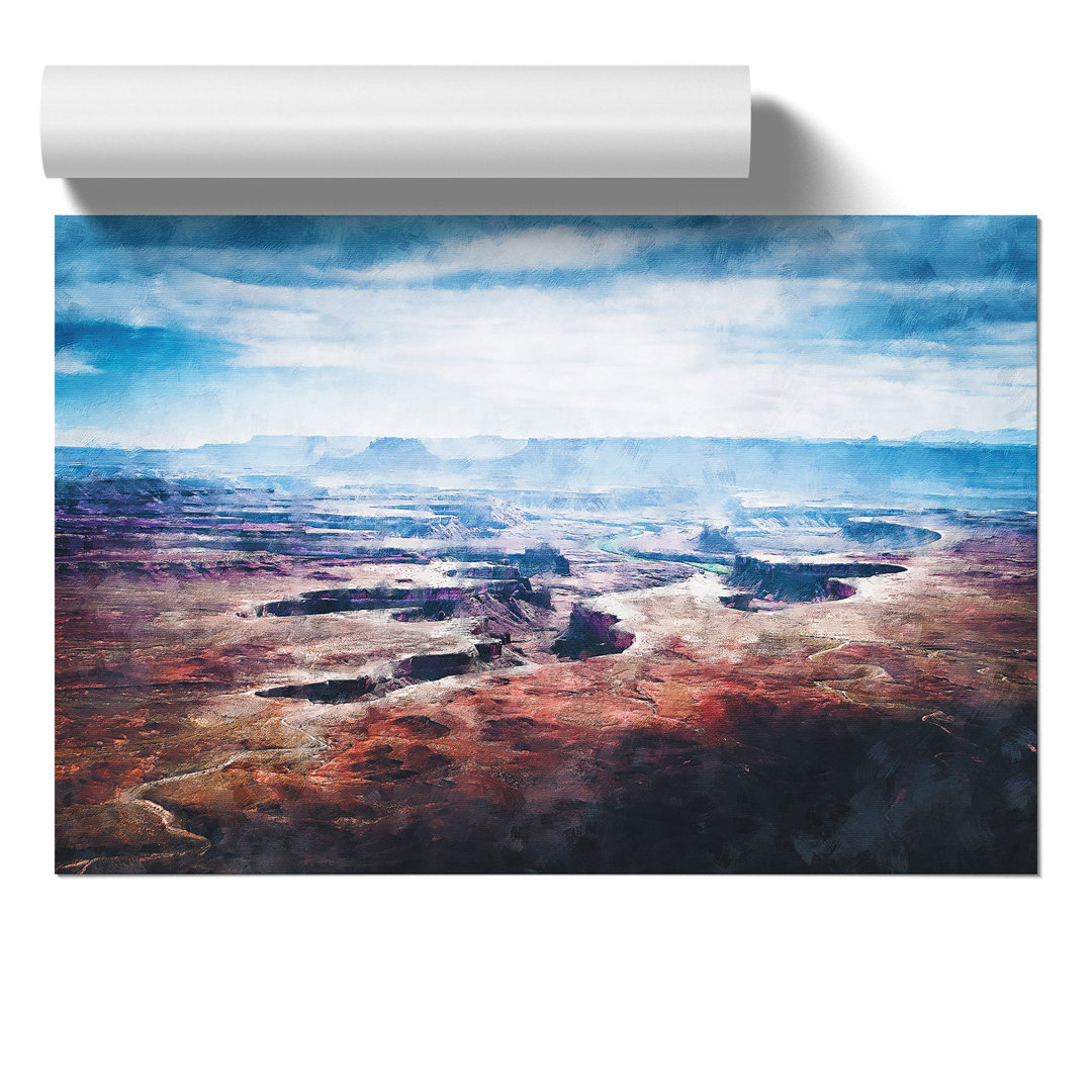 Canyonlands National Park Painting - Frameless Print