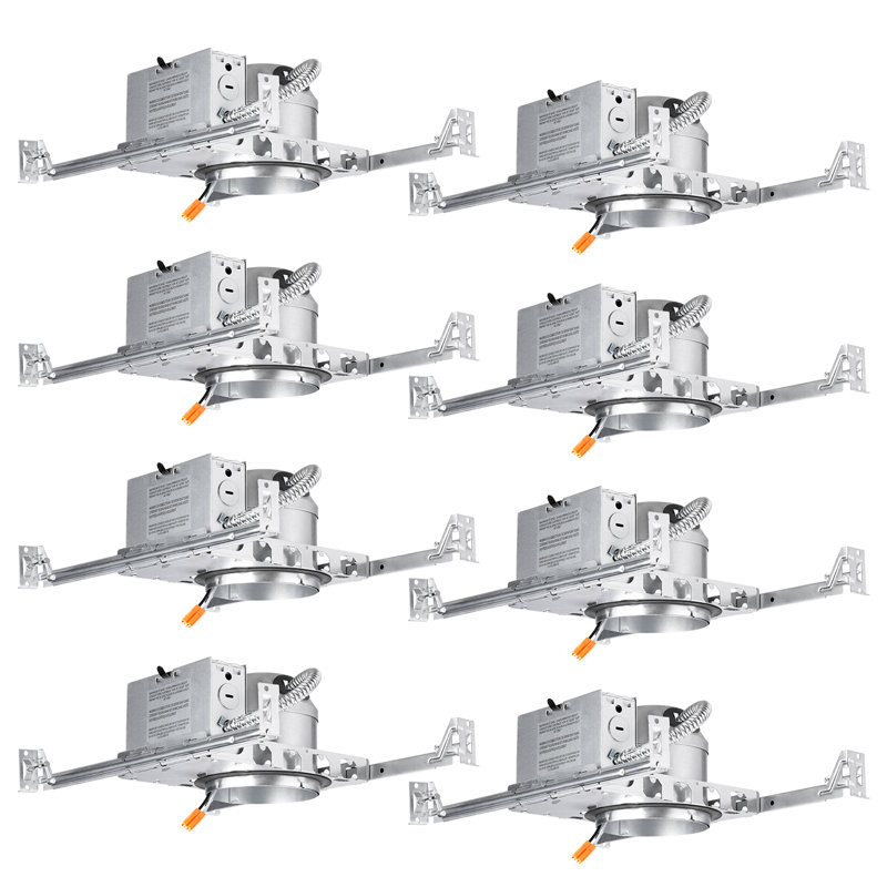 Boîtier encastré hermétique en aluminium 4 po IC, connecteur TP24