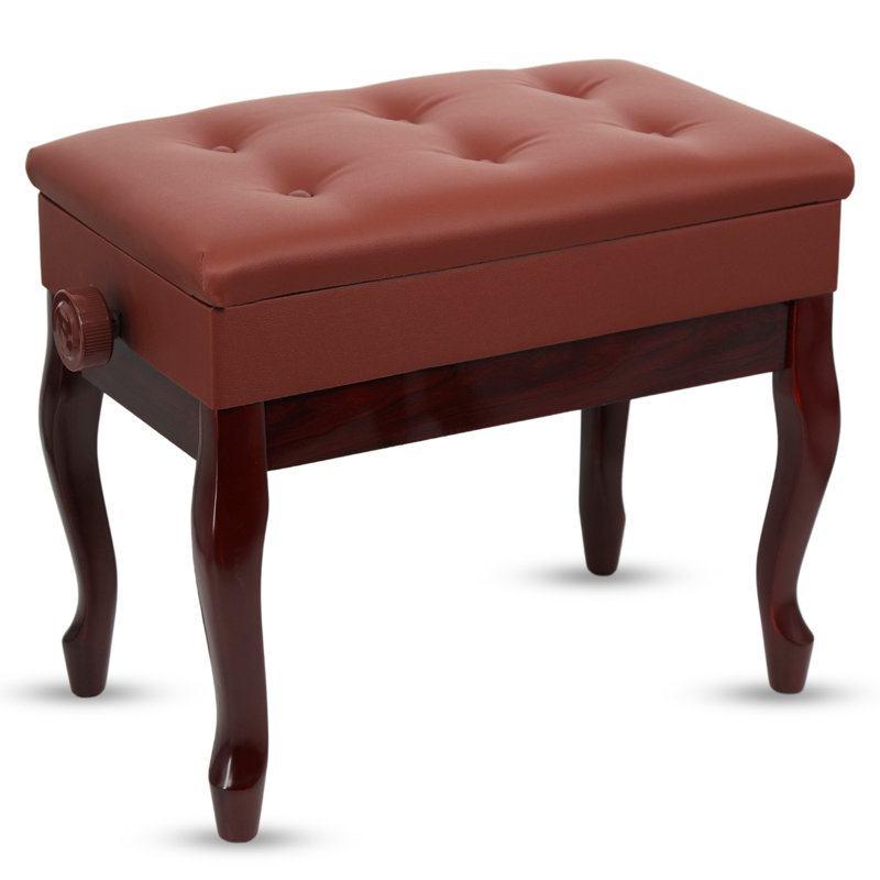 Chaise 5 pièces pour piano 5 pouces, Marron foncé