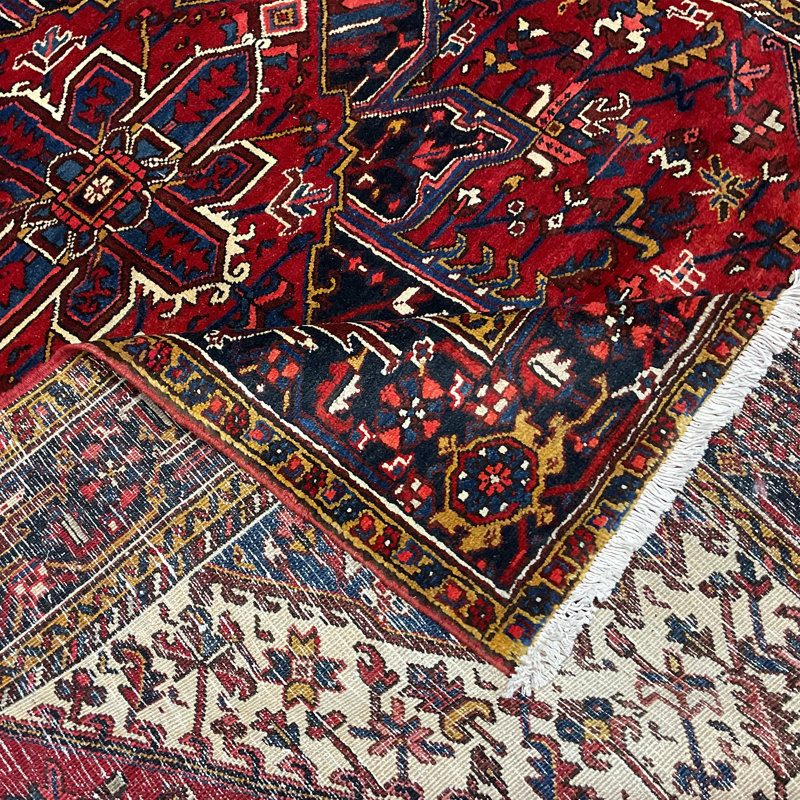 HERAT ORIENTAL Handmade Heriz Wool Rug