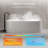 MonBlari 59" X 27.5" Freestanding Acrylic White Soaking Bathtub with Overflow and Pop-up Drain For Bathroom-129777456-130367156