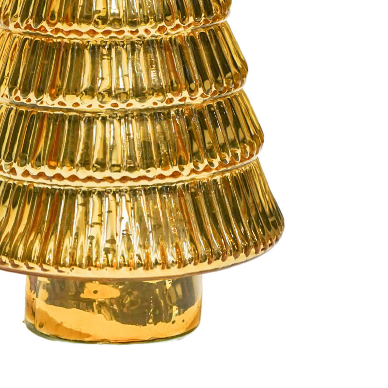 Christmas Tabletop Tree, 31 H x 14 W x 14 D cm, Gold