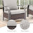 Bobra 5 Pieces Outdoor Patio Furniture Set With Cushions-515705967