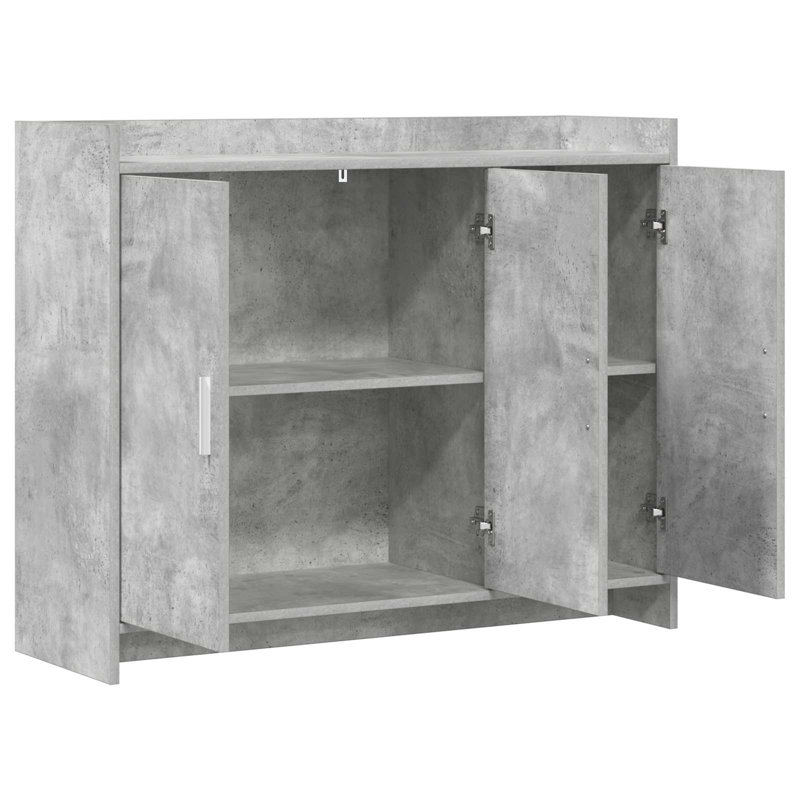 98.5cm Sideboard, Concrete Grey