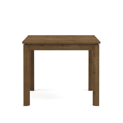 Rustic Oak Square Counter-Height Dining Table