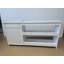 Bibliothèque 3-en-1 et armoire de rangement pour jouets avec tableau noir - Organisateur blanc moderne pour salle de jeux