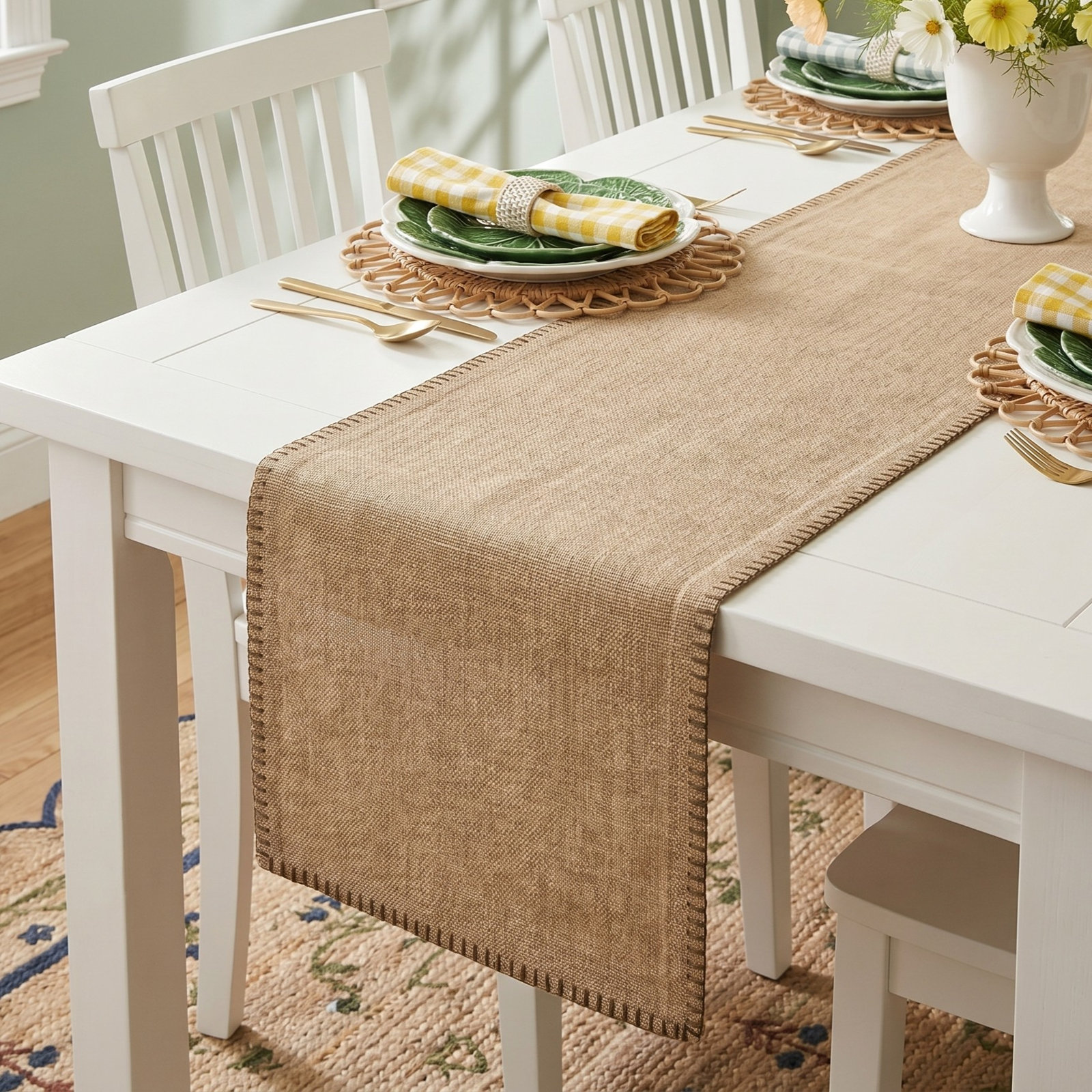 Ivara Table Runner, Natural