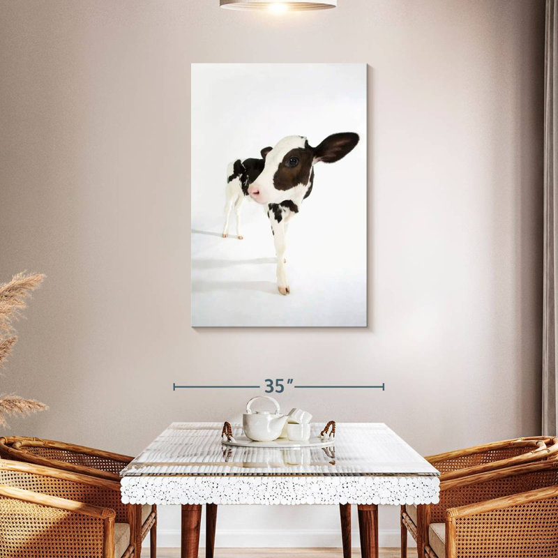Brampt Charming Baby Cow, 45" H x 30" W