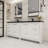 Brayla 84" Double Bathroom Vanity Set-1035999538