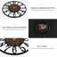Analydia Metal Wall Clock