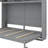 Queen-Sized Murphy Bed Featuring Spacious Upper Cabinetry-789481806
