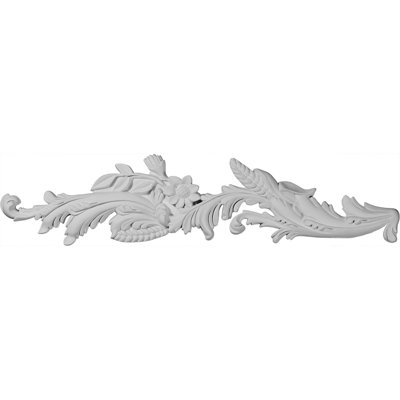Elsinor 6.625'' H x 26.75'' W x 1.125'' D Urethane Onlay Scroll