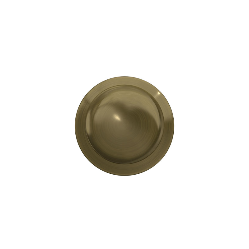 Plymouth Non-Turning Single Dummy Knob, Antique Brass