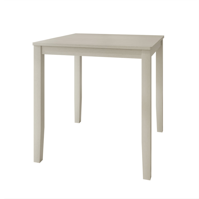 35.5" Square Counter Height Dining Table, Antique Gray