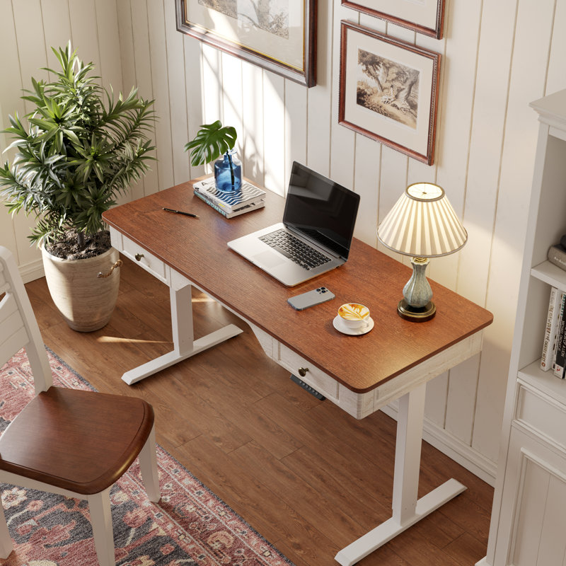 Bureau pour travailler debout à hauteur réglable, H 27 à 47 po x l 55 po x P 24 po