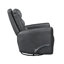 Fauteuil inclinable et oscillant beige en similicuir-1223831740