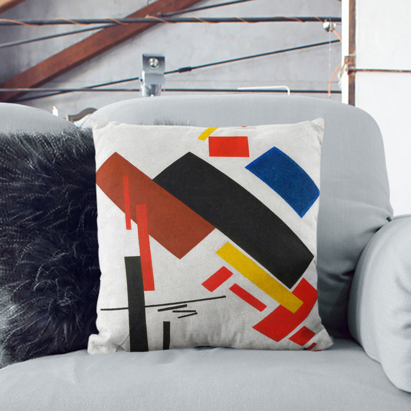 Square Cushion, 40cm H x 40cm W x 15cm D, Beige