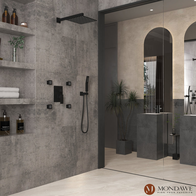 Herathena Complete Shower System with Rough in-Valve