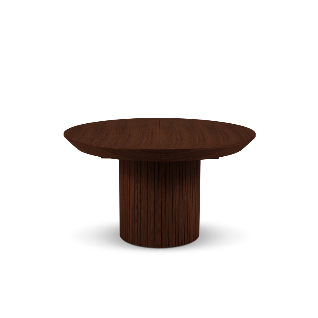 Round Solid Wood Pedestal Dining Table