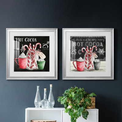 Cocoa Chalk - ensemble de 2 reproductions d'art textuel