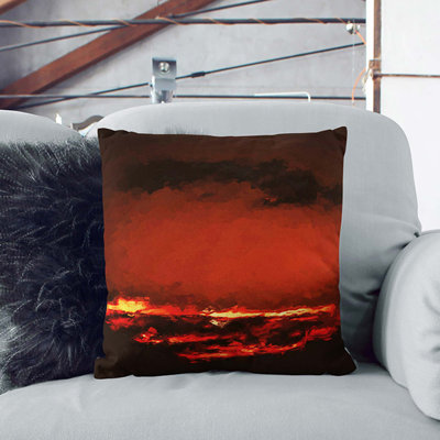 Abstract Square Throw Cushion